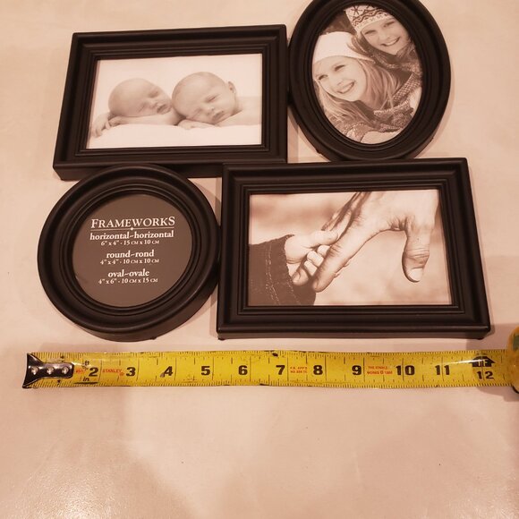 Frameworks 4 picture black frame - Picture 6 of 10